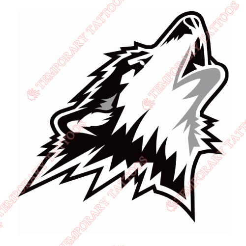 Rouyn-Noranda Huskies Customize Temporary Tattoos Stickers NO.7459